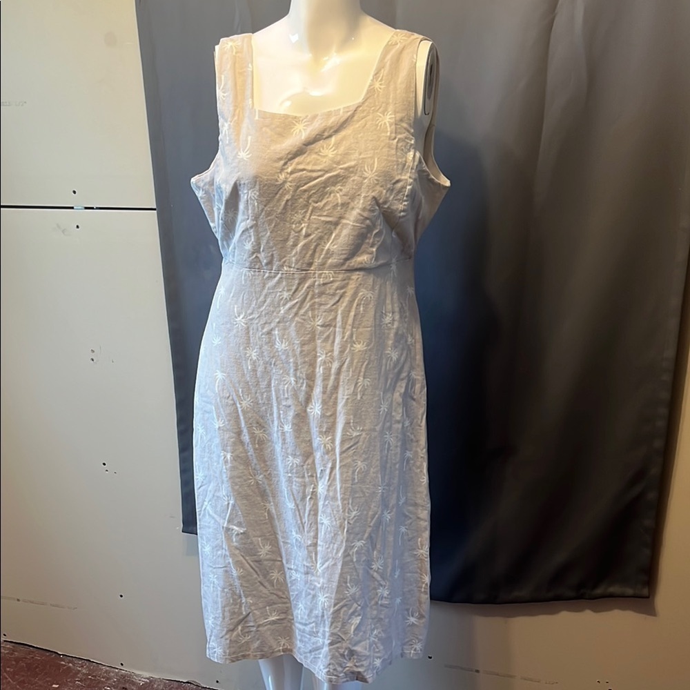 Charlie Paige Cream Sleeveless Sundress XL